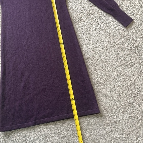 Neiman Marcus Cashmere Collection 100% Cashmere Turtleneck Sweater Dress S Soft - Picture 8 of 13